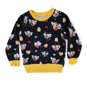 Glimmers Clothing Long Sleeve 'Bee Mine' Crewneck Girls Size 3T